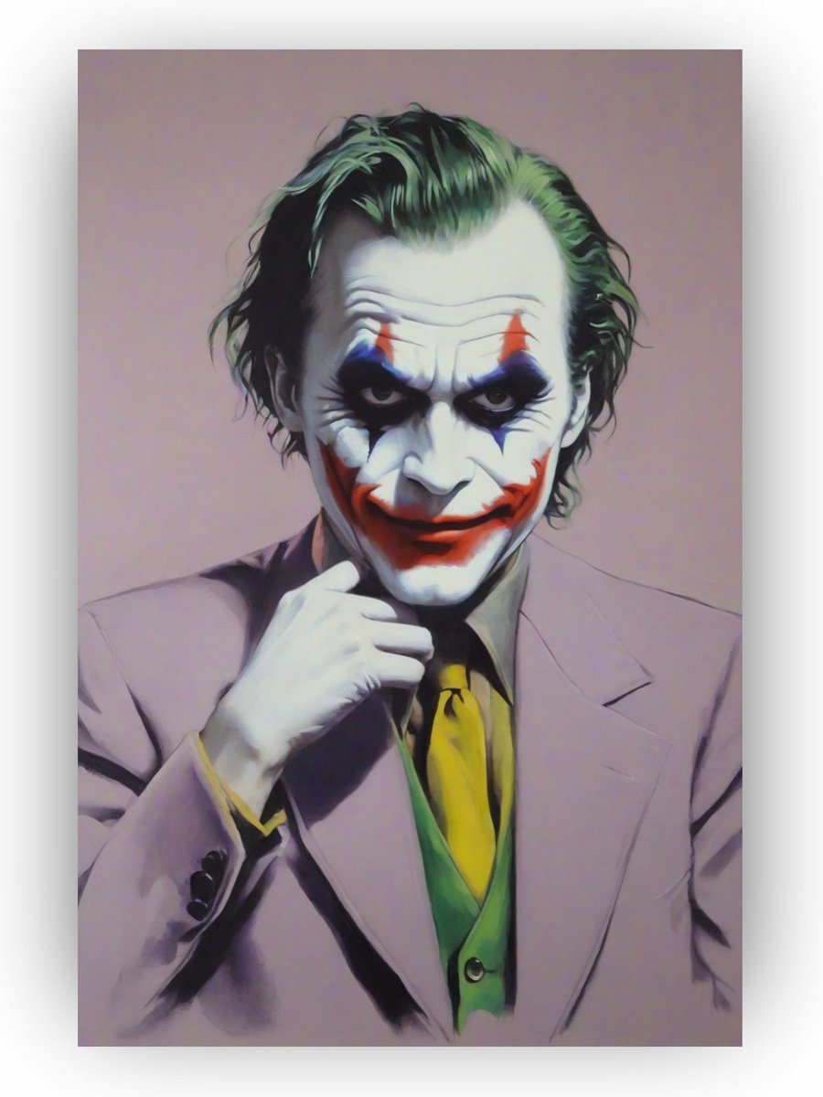 Peinture sur toile - Joker - Le Joker - Accessoires de décoration