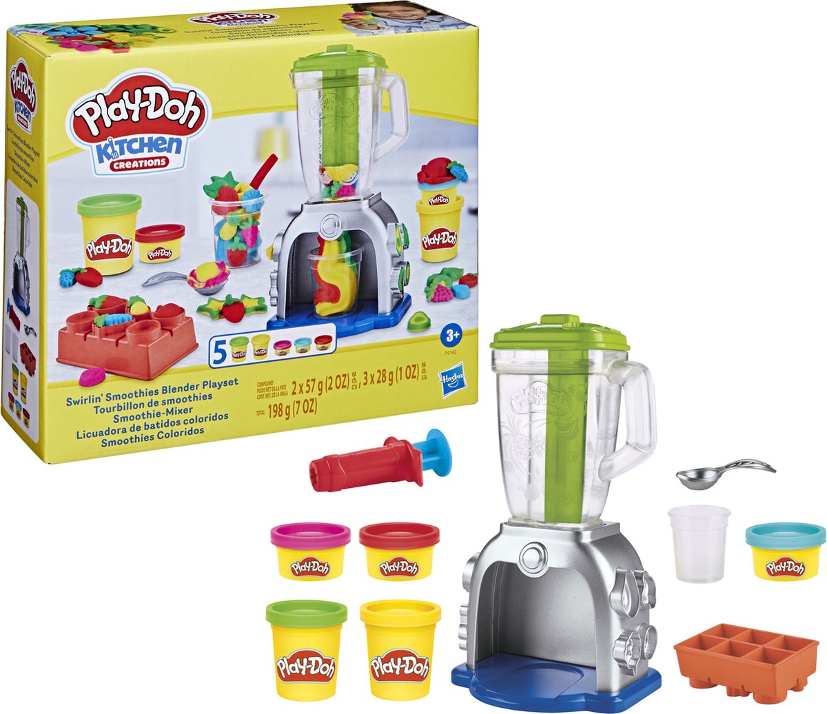 Play-Doh Smoothie Blender Set - Boetseerklei - 5 Play-Doh potjes - Knutselen voor kinderen — afbeelding 2