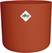 Elho B.for Soft Rond 18 - Bloempot voor Binnen - 100% gerecycled plastic - Ø 18.3 x H 16.7 cm - Brique