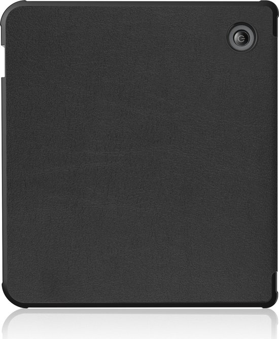 Hoes Geschikt voor Kobo Libra H2O Hoesje Bookcase Cover Hoes Trifold Met Screenprotector - Hoesje Geschikt voor Kobo Libra H2O Hoes Cover Case - Zwart van Merkloos — afbeelding 5