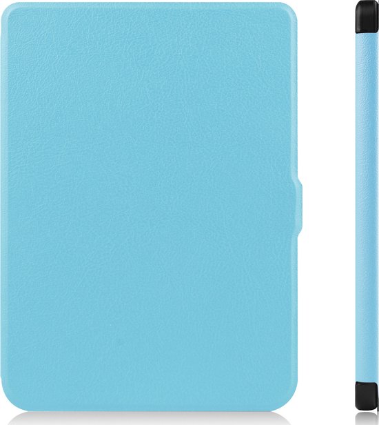 Hoesje Geschikt voor Kobo Nia Hoes Bescherm Hoesje Case Sleep Cover Met Screenprotector - Hoes Geschikt voor Kobo Nia Hoesje - Lichtblauw van i12Cover — afbeelding 5