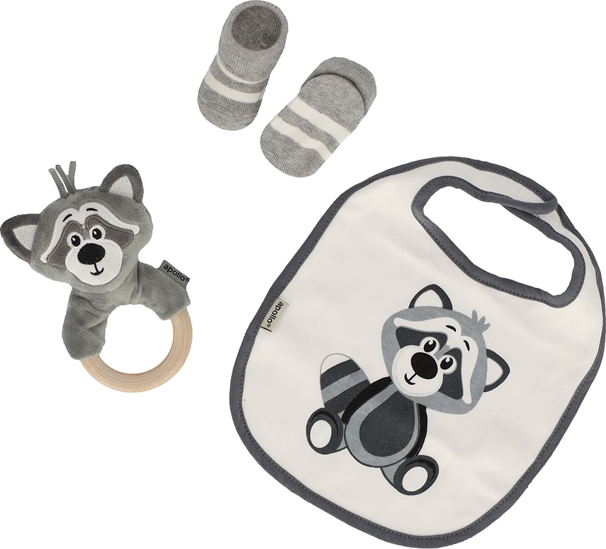 Goedkoopste Apollo Baby Racoon Giftbox 160200008