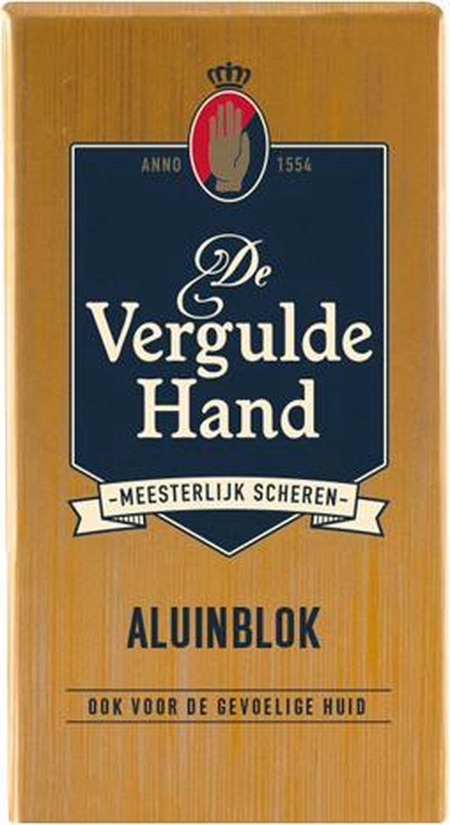 Vergulde Hand Aluinblok - 75gr - Voordeelverpakking 12 stuks