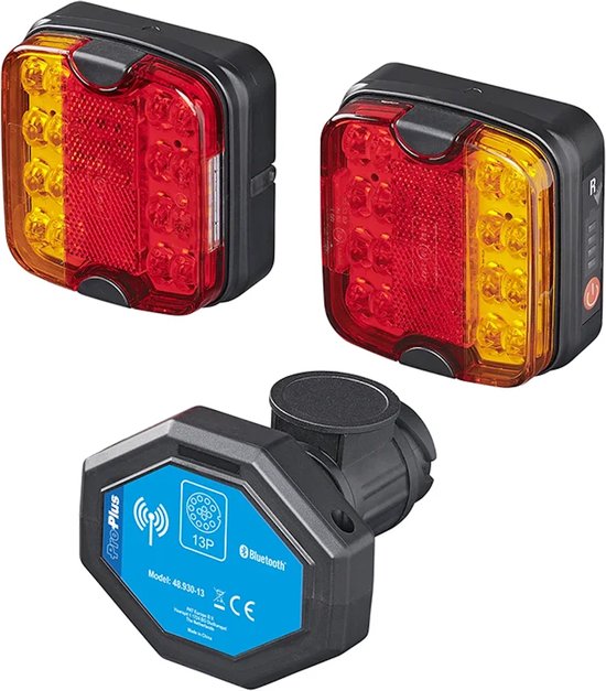 Carpoint Magnetische LED Verlichtingsset Voor Op De Aanhanger/Caravan