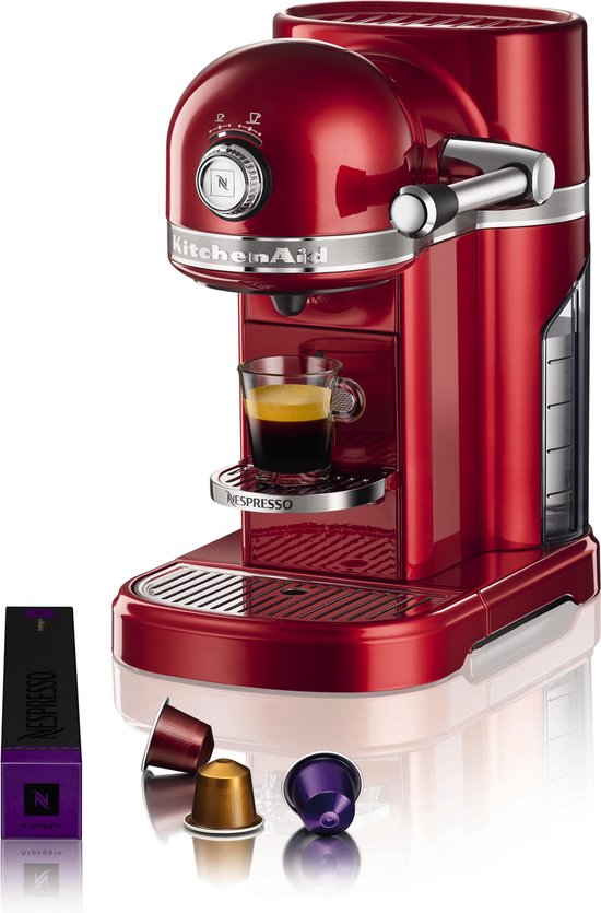 Beweren Amerika viering Nespresso KitchenAid Artisan 5KES0503ECA/3 - koffiemachine - Candy Apple  Red | bol.com