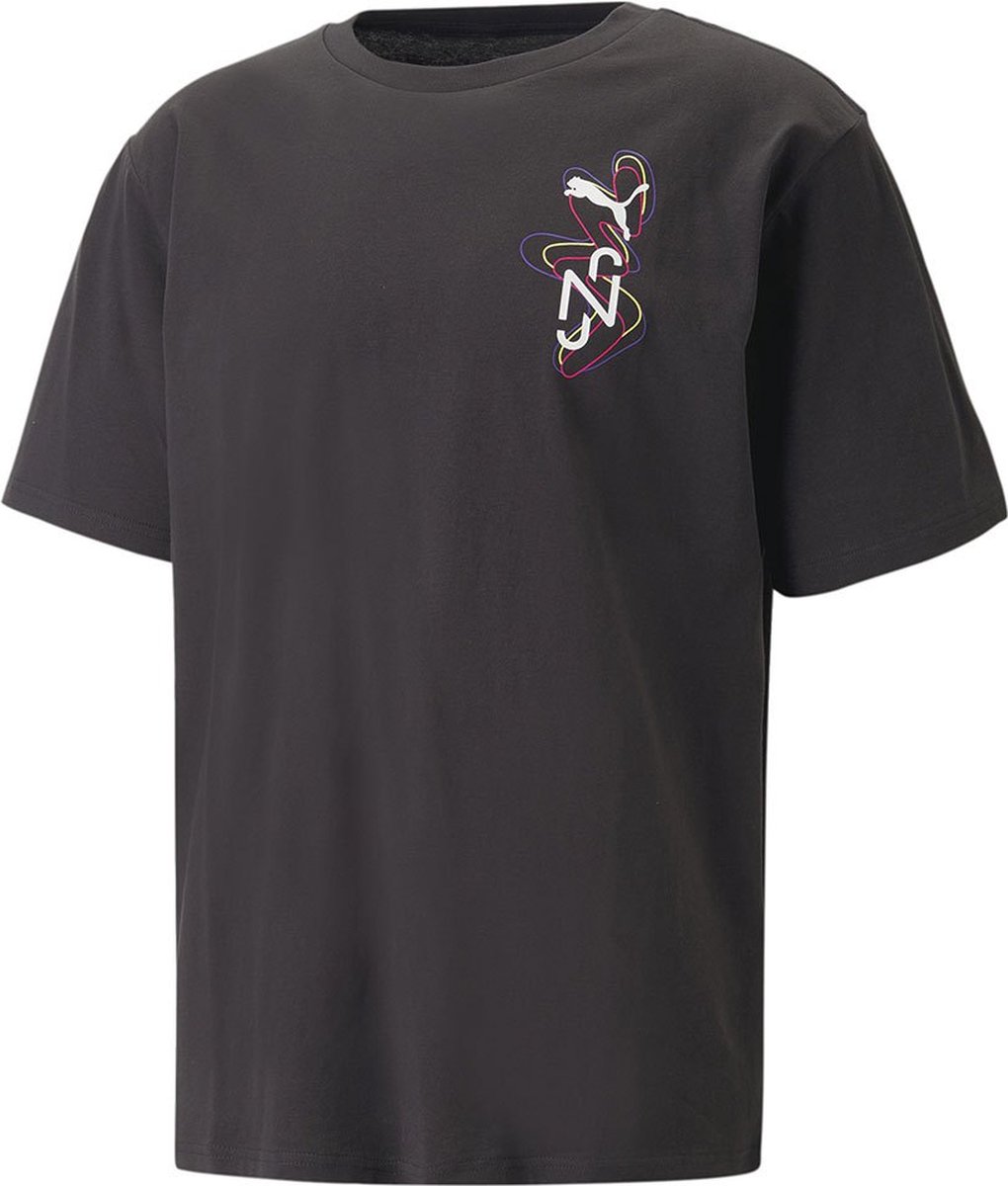 Puma Neymar Creativity T-shirt Met Korte Mouwen Zwart L Man
