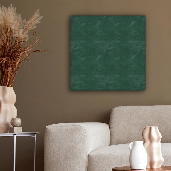 Canvas Schilderij Leer - Structuur - Dieren - 50x50 cm - Wanddecoratie