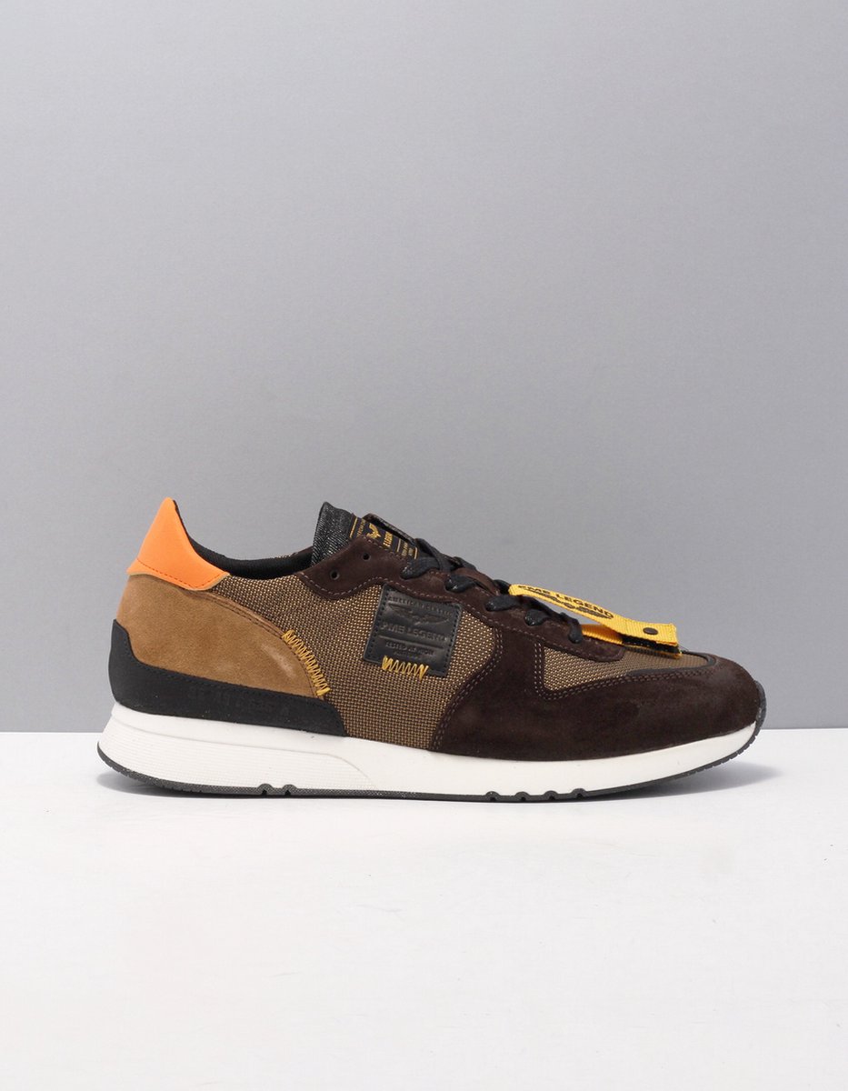 PME Legend Orville Sneakers Laag - donkerbruin - Maat 41