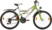 Ks Cycling Fiets 24'' kinderfiets Zodiac van KS Cycling, wit-groen, FH 38 cm - 38 cm