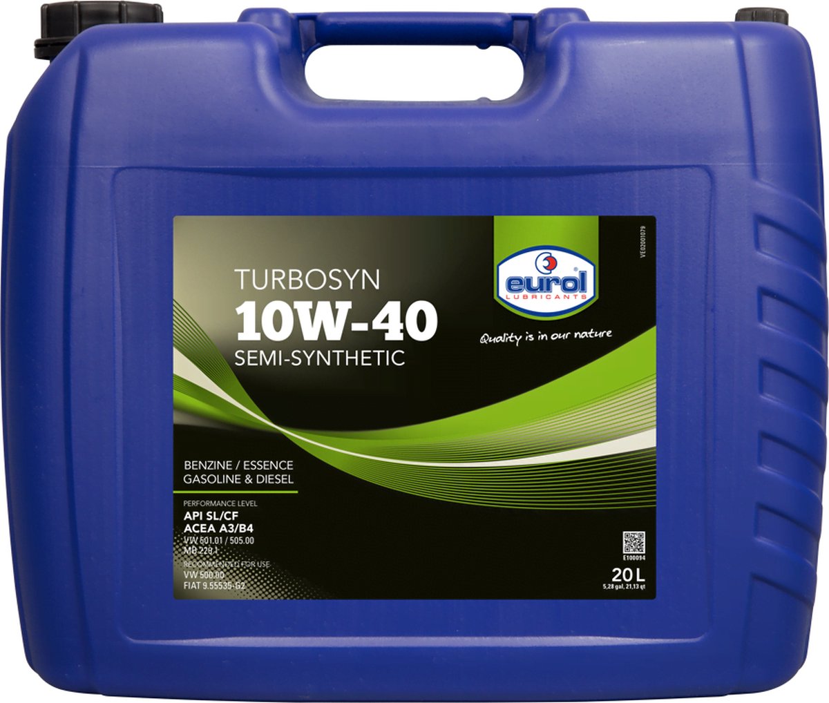 Eurol Turbosyn 10W-40 - 20L