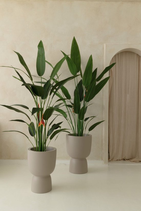 Strelitzia Kunstplant Met Bloem 180cm| Grote kunstplant | Kunst strelitzia | Kunstplant voor binnen