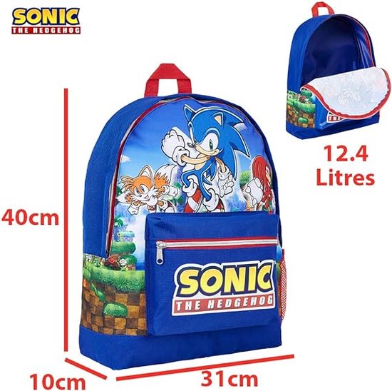 Sac à Dos Sonic The Hedgehog - Cartable Gaming Pour école Et Loisirs