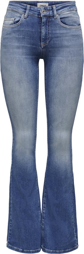 Foto: Only onlblush mid flared rea1319 noos dames jeans maat xl x l32