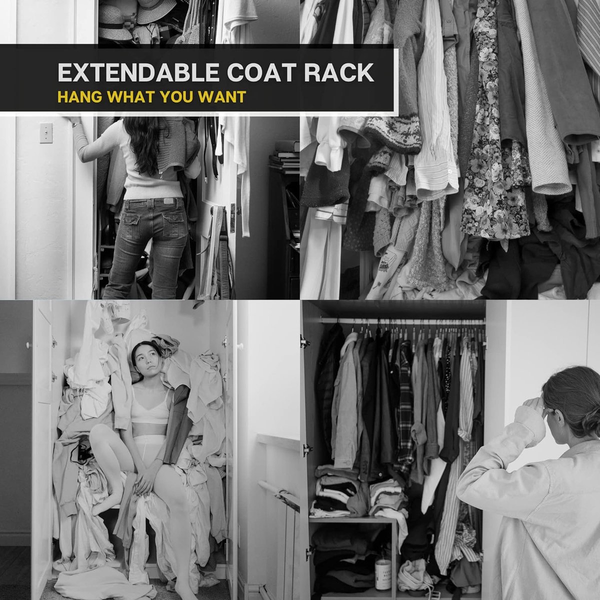 Tringle Penderie Tringle U00e0 Vu00eaTements Extensible Pour Tirer, Au Plafond De Placard Tringle Penderie Extensible