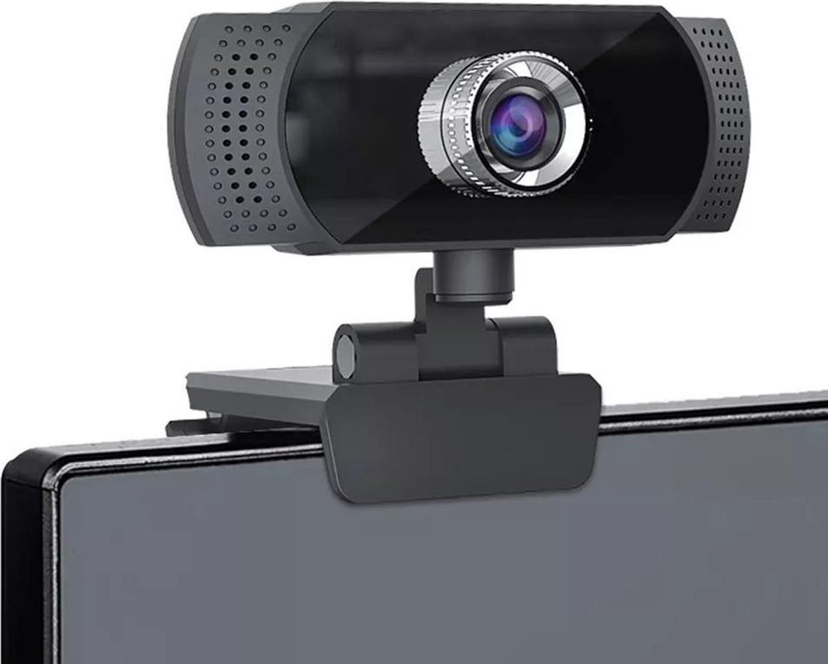 Webcam 720p Full HD met Microfoon, Webcam PC Laptop Camera Plug-And-Play, Voor videobellen Op computer - Opnemen Vergaderen Ondersteunt gaming
