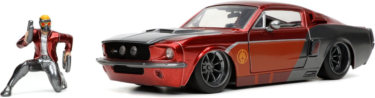 FORD Mustang Fastback avec figurine Star Lord 1969 LES GARDIENS DE