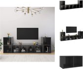 vidaXL Troubadour TV-meubel - 72 x 35 x 36.5 cm - Hoogglans grijs - Kast