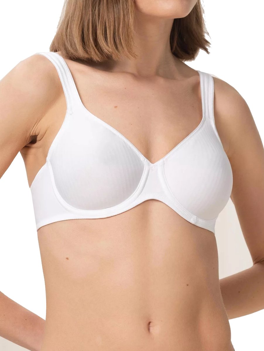 Triumph BH Modern Soft cotton W met beugel - Stevige katoenen bh - Voorgevormd - 110C - Wit