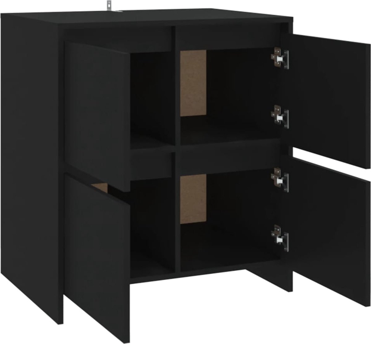 Dressoir 102x33x75 cm spaanplaat bruineikenkleurig kopen