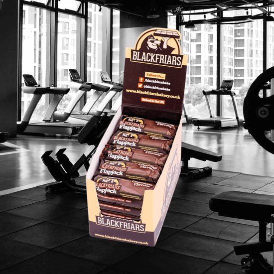 Blackfriars Flapjacks (25x110g) Chocolate - Repen - Energie repen — afbeelding 3