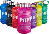 Bluefinity sportfles 2.2 liter - power - XXL drinkfles - BPA-vrij - fitness - waterfles roze