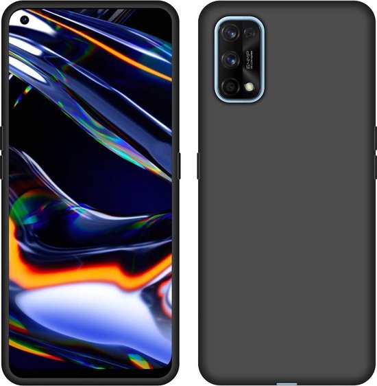 LuxeBass Coque en Siliconen adapté pour Oppo A94 - Zwart - Soft Cover - coque de téléphone - coque de téléphone portable - coque de téléphone
