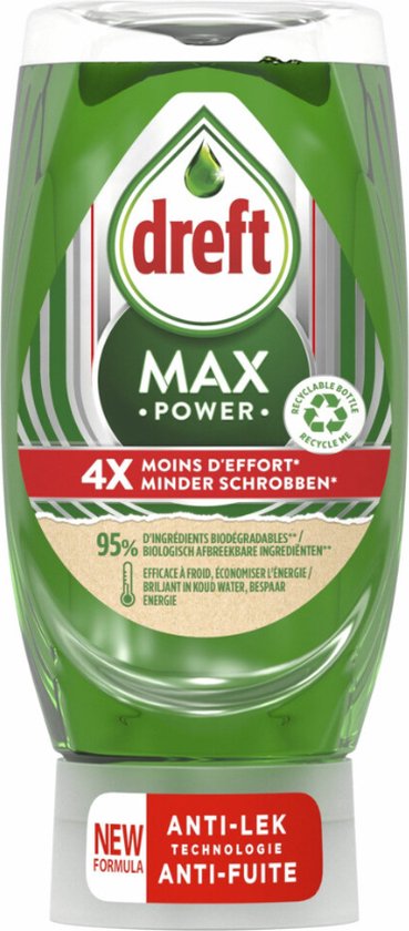 Dreft Max Power Original liquide vaisselle (370 ml)