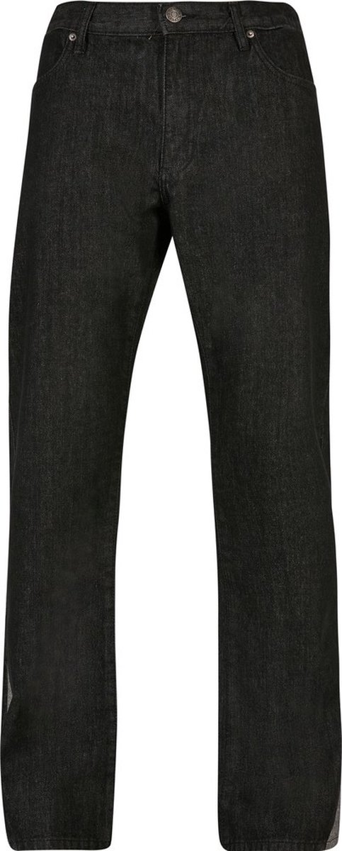 Urban Classics Organic Triangle Broek rechte pijpen Taille 29 inch Zwart