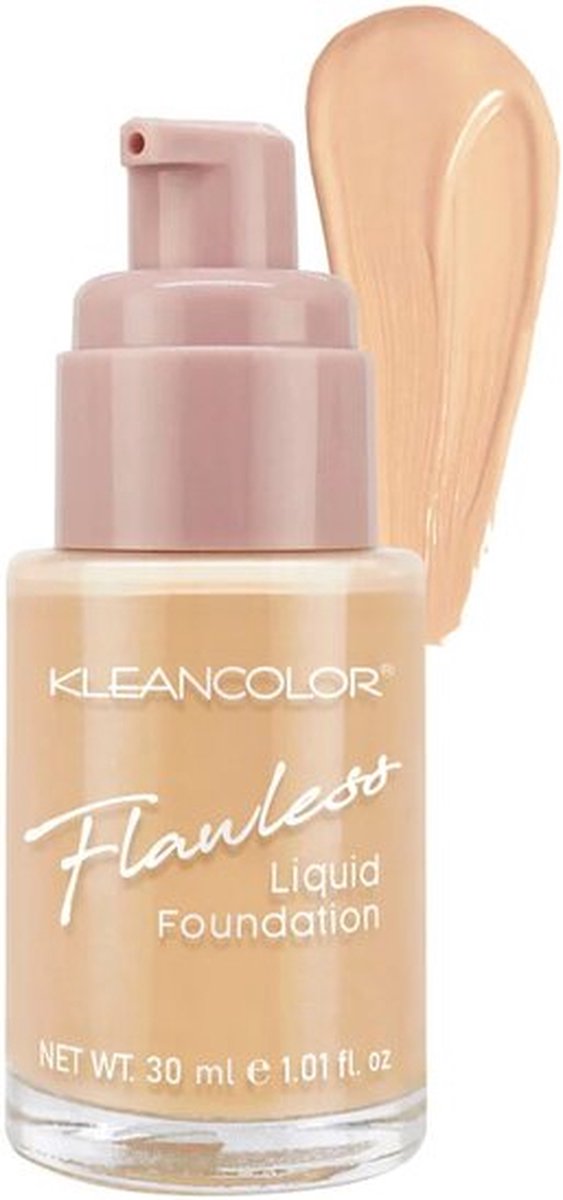 Kleancolor Flawless Liquid Foundation - 03 - Warm - Foundation - 30 ml