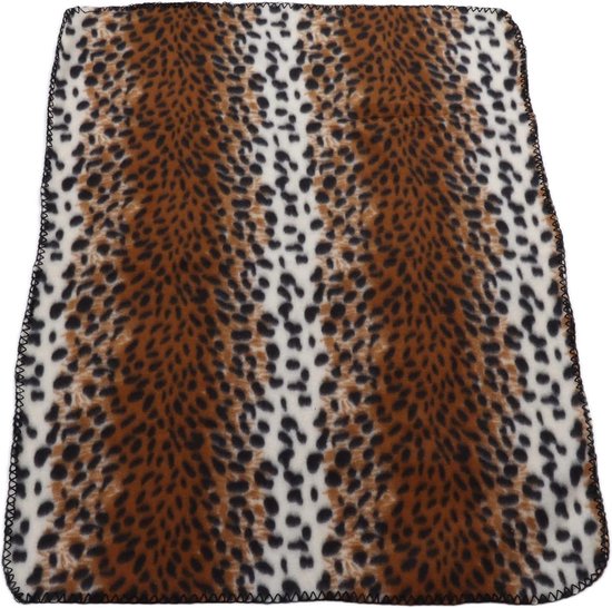 Zachte Fleece Honden- En Kattendeken – Luipaardprint, Warm, Waterdicht, Machinewasbaar – Beschermt Bank En Bed Tegen Vuil
