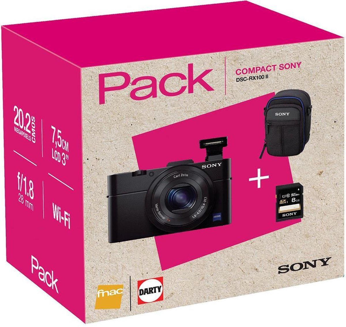 Sony compact camera RX100M2 Pack (met tas en SD kaart) | bol.com