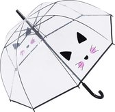 X-brella paraplu kat transparant - opent automatisch - Ø80 cm