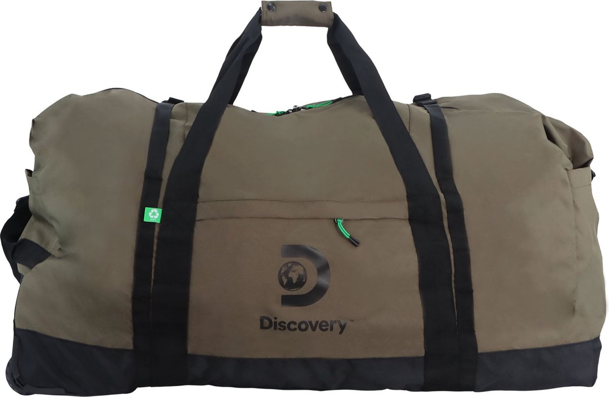 Discovery - Drive | 85cm Trolleytas / Reistas met Wielen - Khaki - Khaki