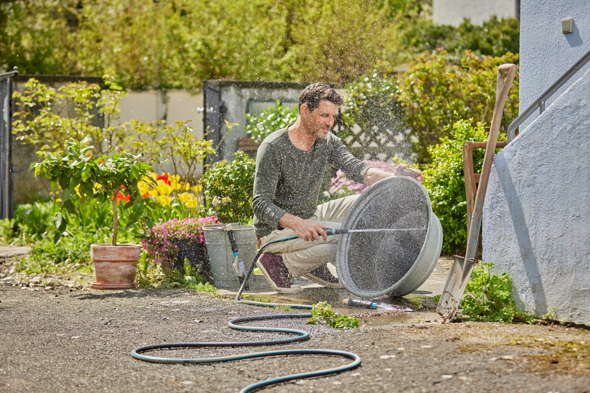 Gardena Tuyau d'arrosage Noir 20 m 1/2 pouce