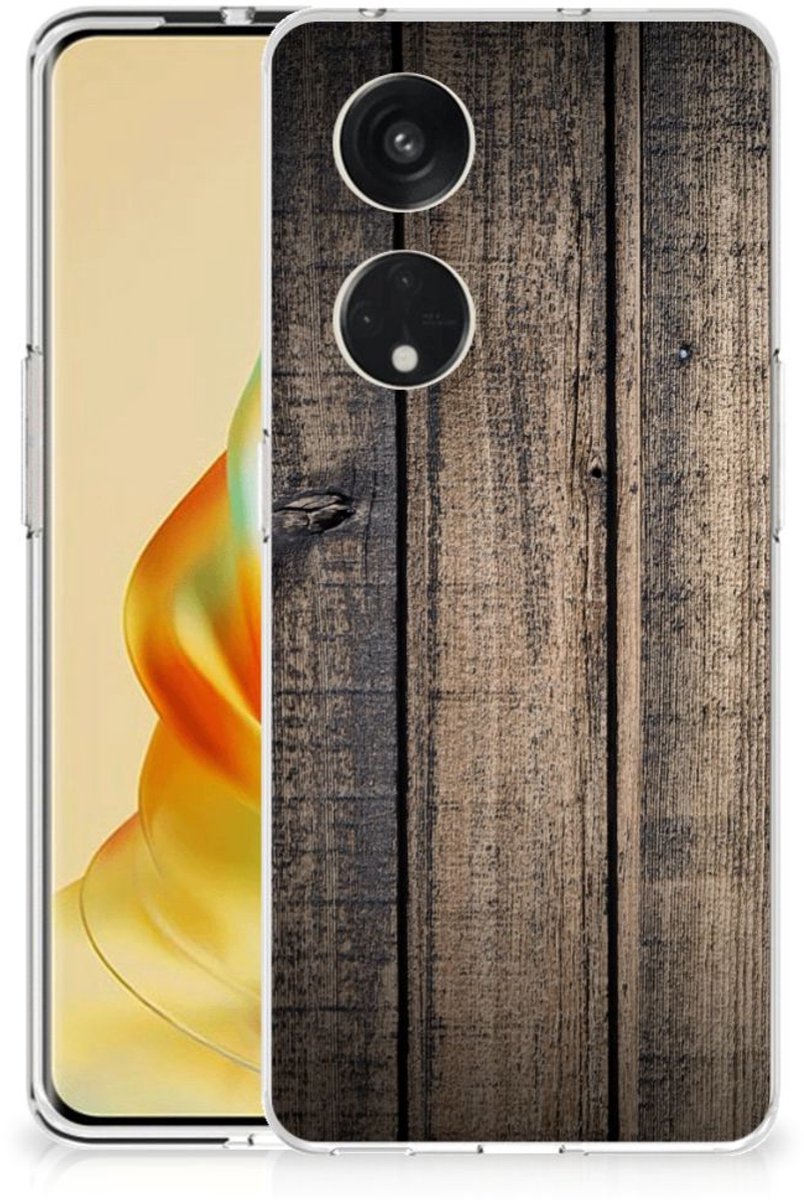 OPPO Reno8 T 5G Bumper Hoesje Steigerhout