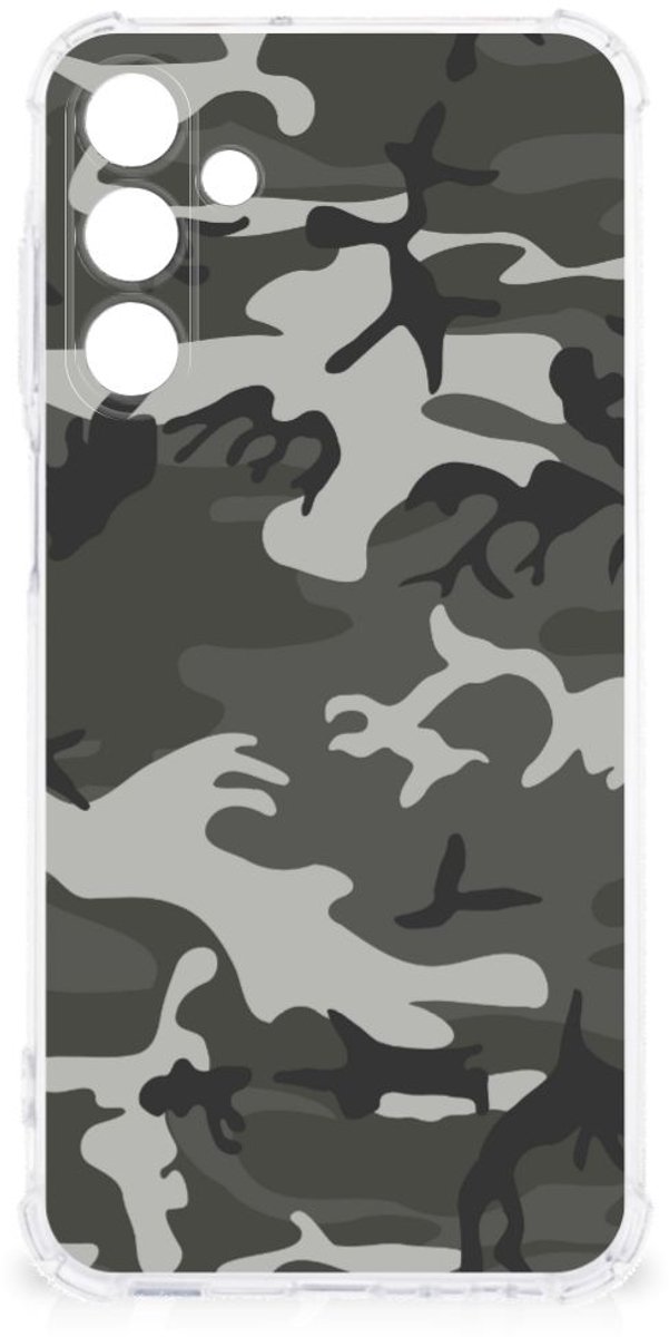 Samsung Galaxy A15 Doorzichtige Silicone Hoesje Army Light