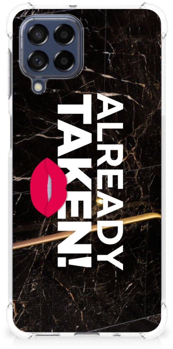 Samsung Galaxy M53 Telefoonhoesje met tekst Already Taken Black