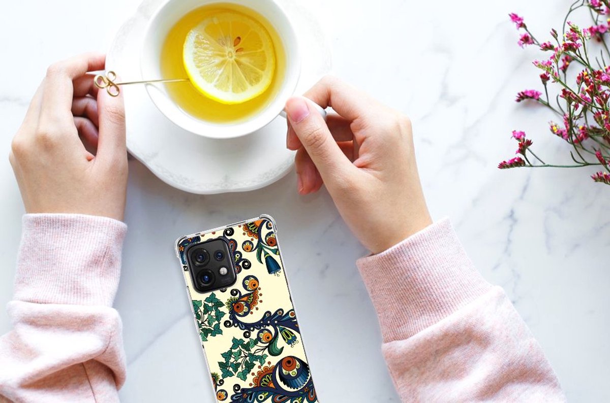 Anti Shock Case Motorola Edge 40 Pro Barok Flower