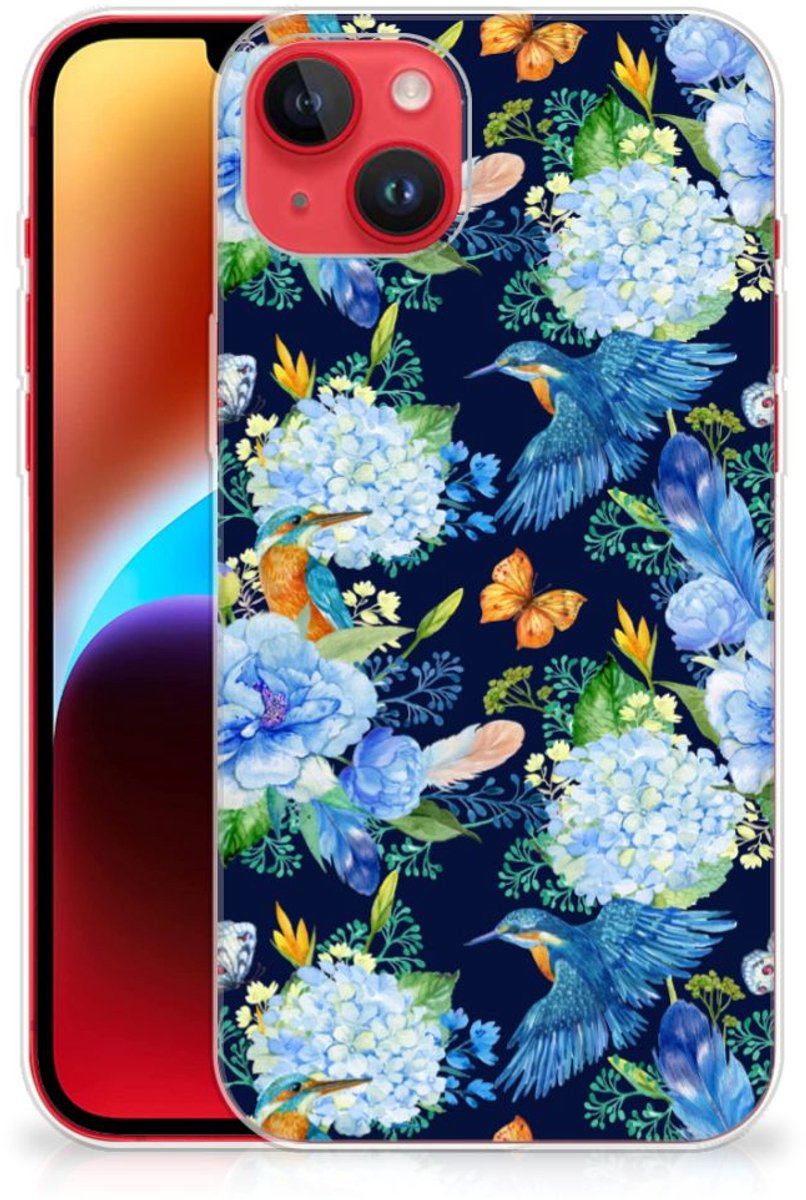 TPU Hoesje voor iPhone 14 Plus IJsvogel