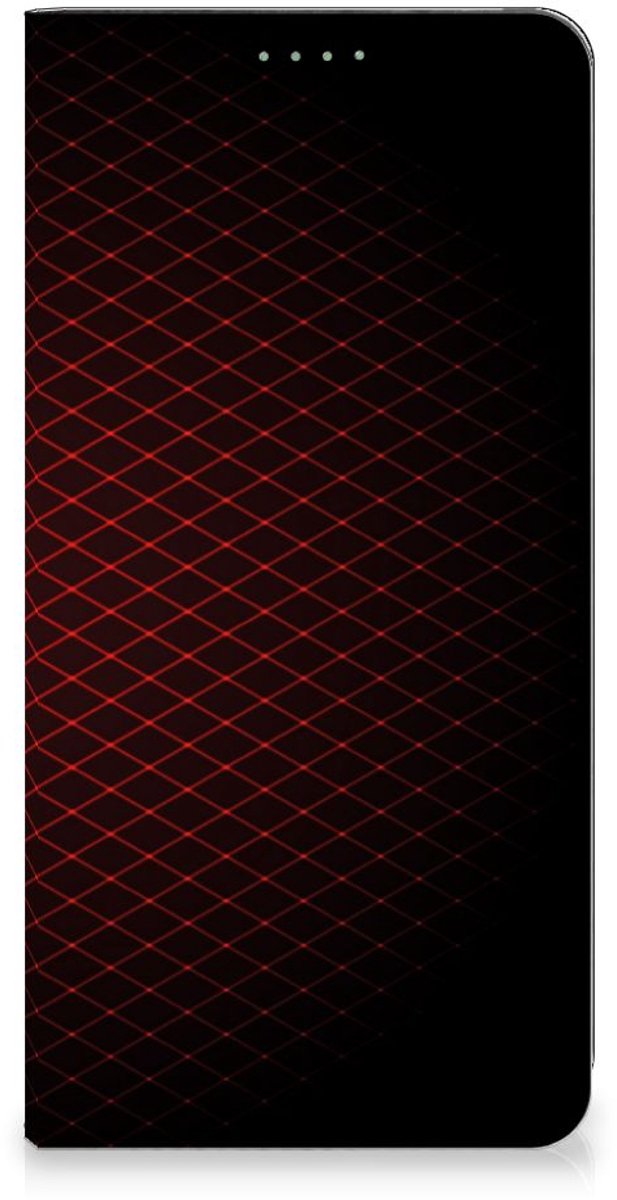 Google Pixel 7 Hoesje met Magneet Geruit Rood