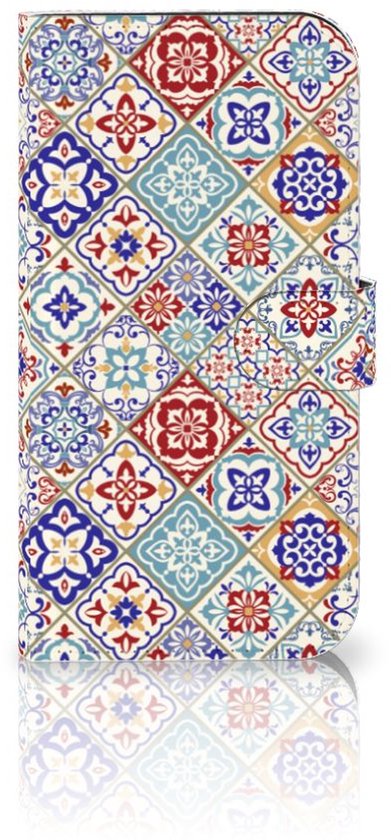 Housse Coque pour iPhone 15 Plus Coque Téléphone Tuiles Couleur