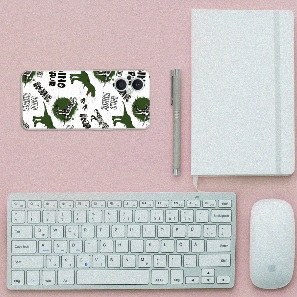 TPU Hoesje voor OPPO Reno8 Lite Dinosaurus