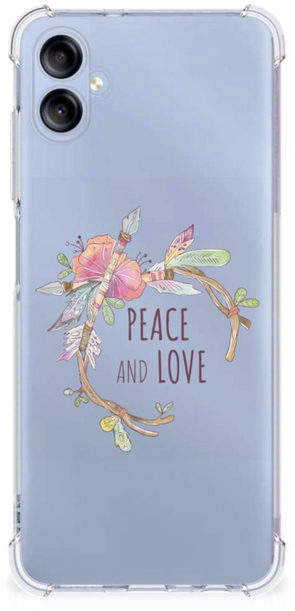 Samsung Galaxy A05 Stevig Bumper Hoesje Boho Text