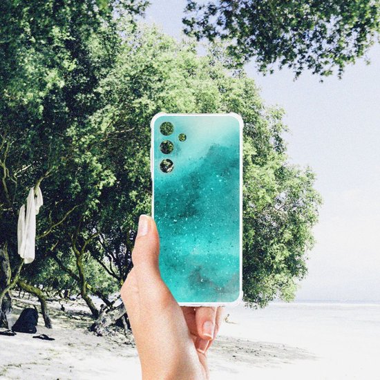 Back Cover Samsung Galaxy A25 Painting Blue