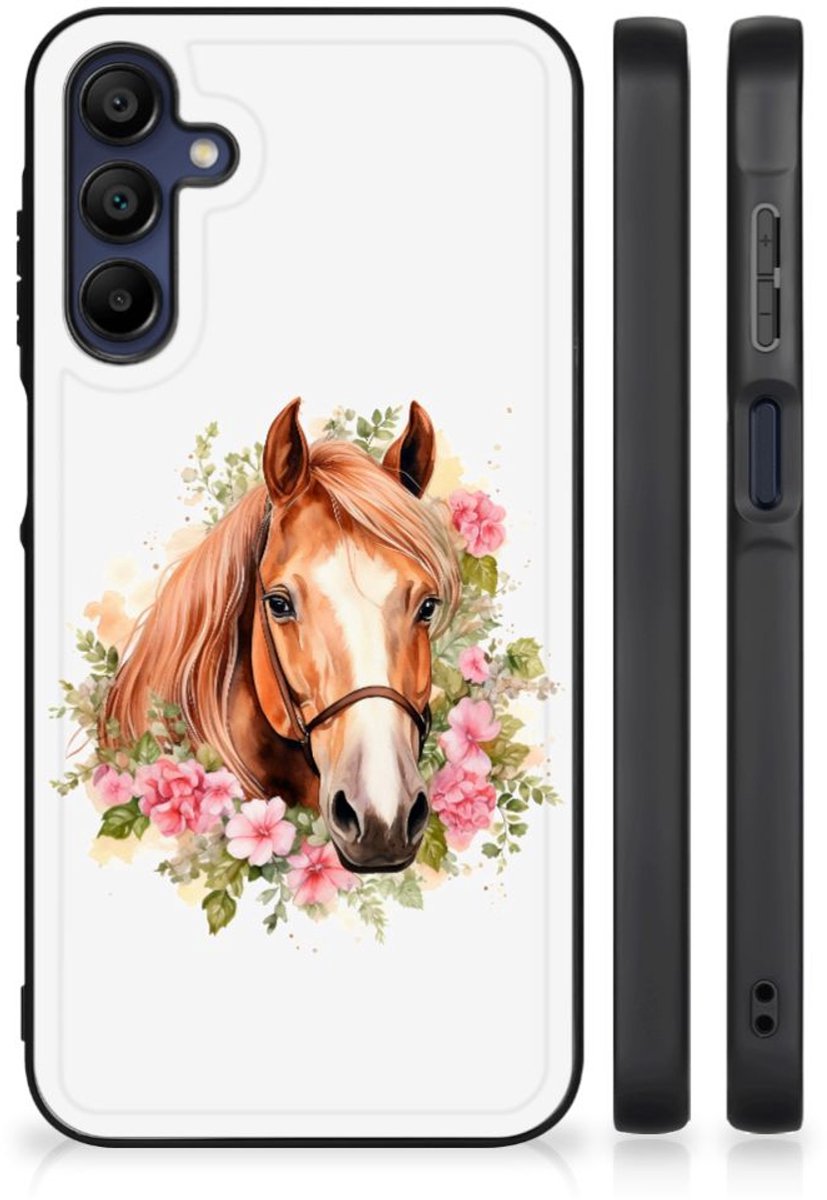 Dierenprint Telefoonhoesje voor Samsung Galaxy A15 Paard