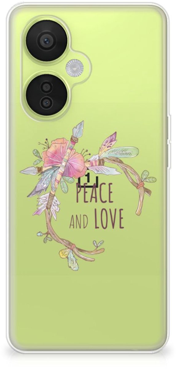 OnePlus Nord CE 3 Lite Telefoonhoesje met Naam Boho Text