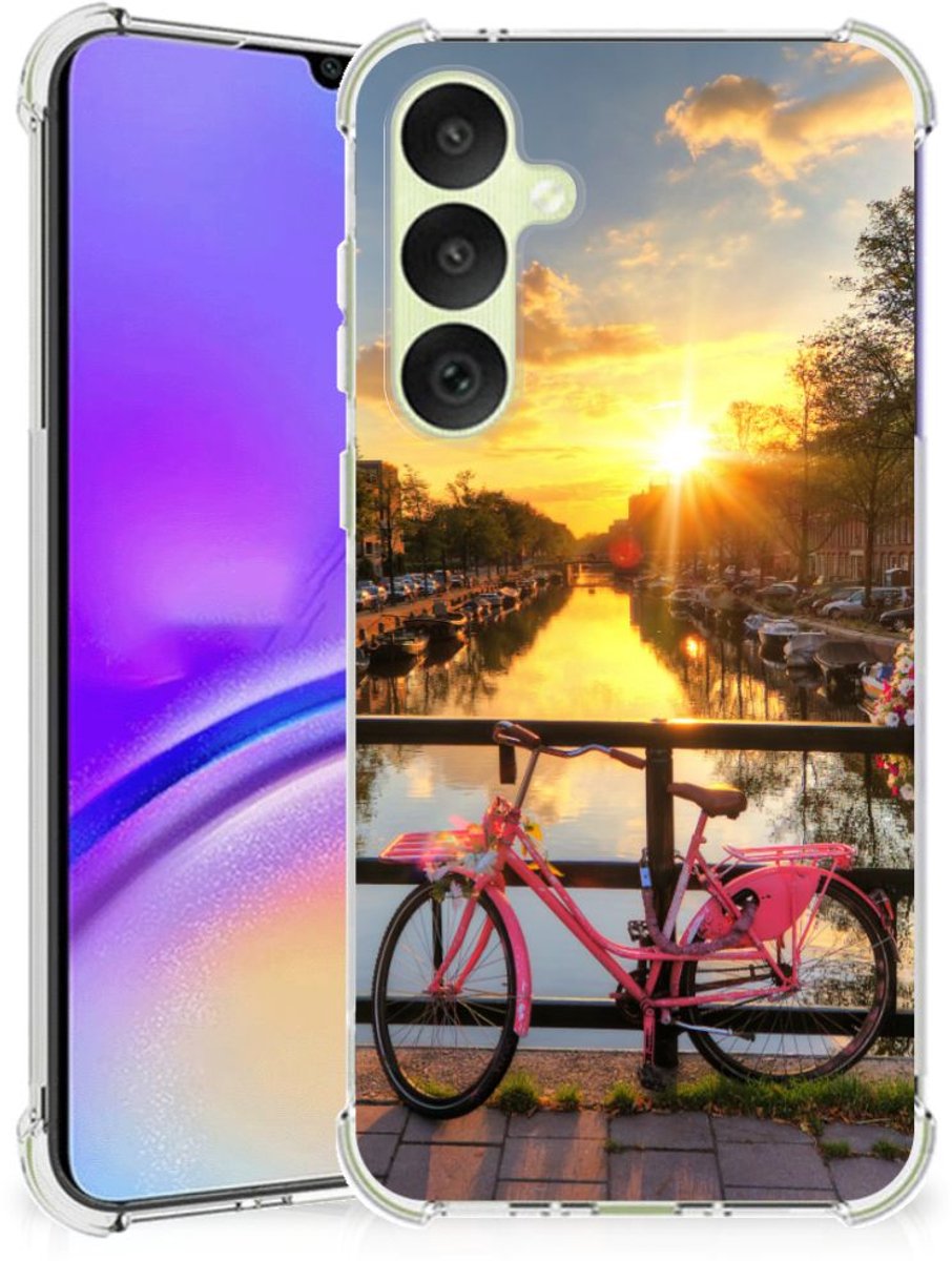 Samsung Galaxy A35 Telefoonhoesje met valbescherming Amsterdamse Grachten