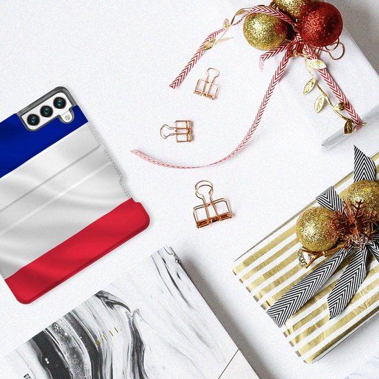 Bookcase Samsung Galaxy S22 Smart Cover Drapeau Français