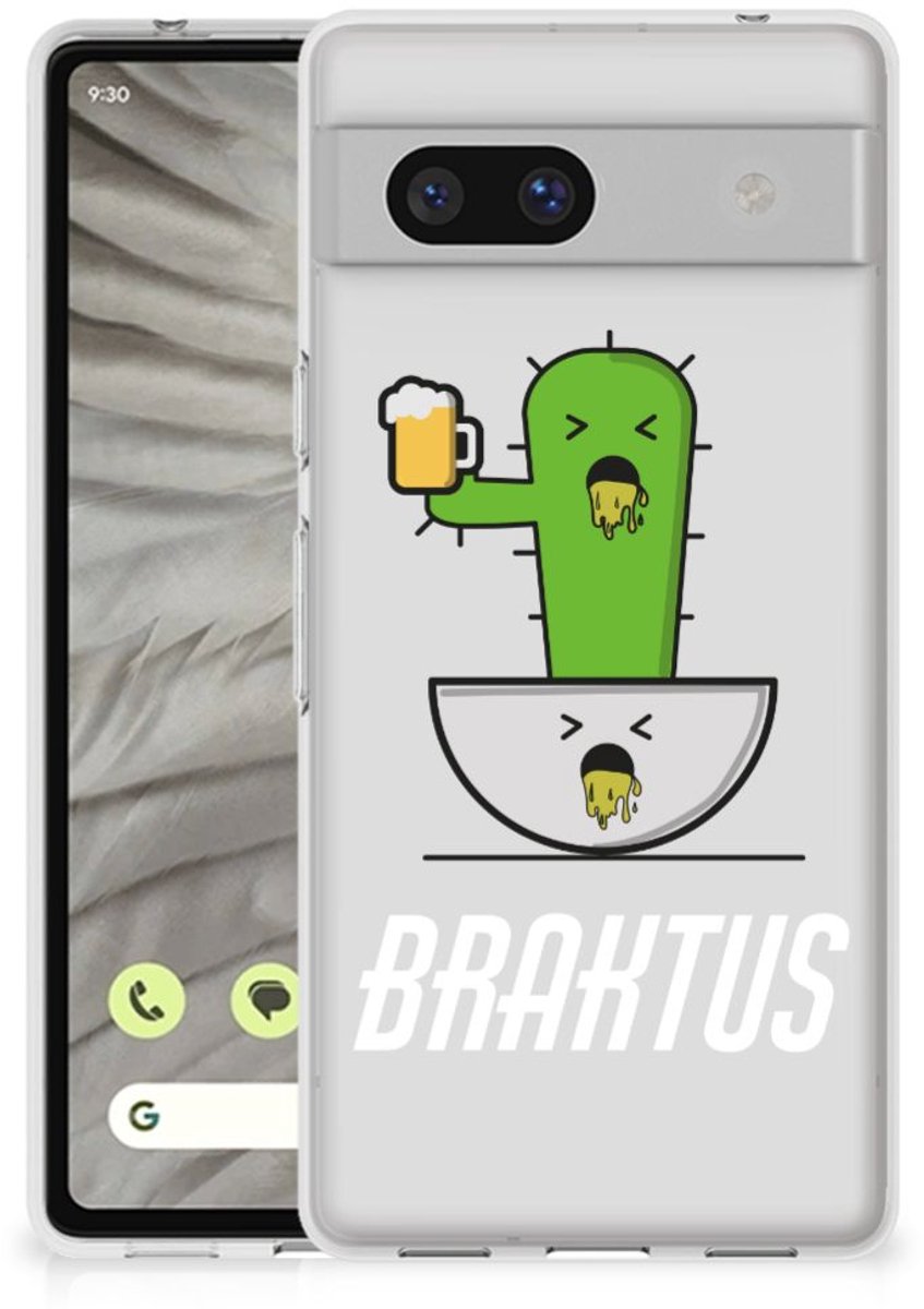 Google Pixel 7A Telefoonhoesje met Naam Braktus