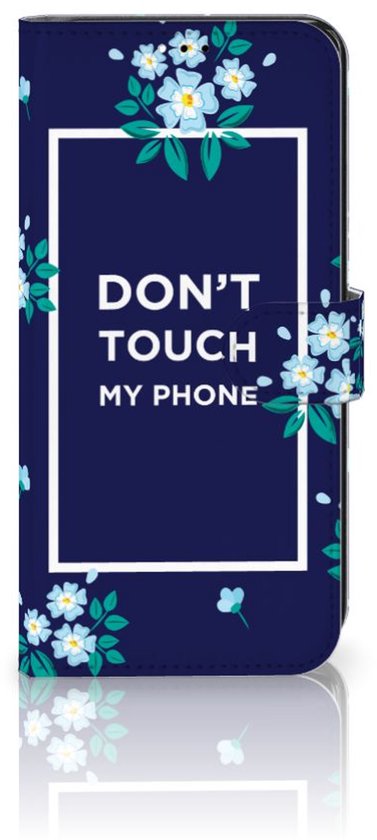 Coque Xiaomi Redmi 9T | Poco M3 Phone Bag Fleurs Blue DTMP